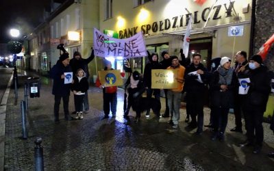 lex TVN protest Milicz