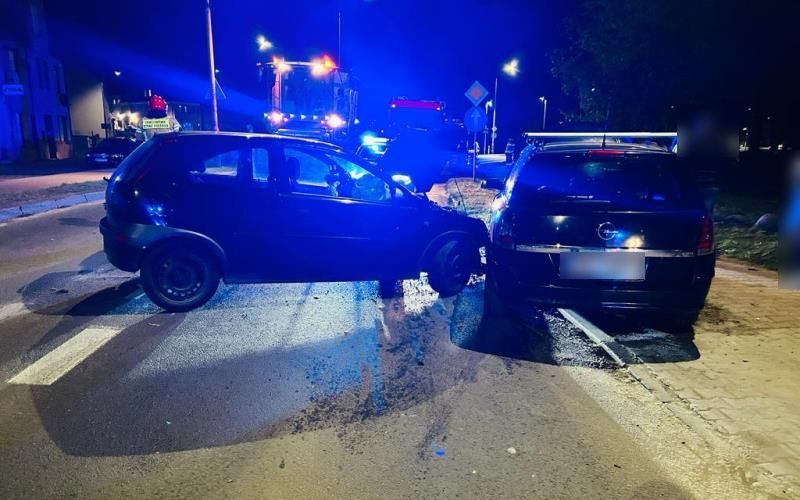 Wypadek w Miliczu. Zderzyły się dwa samochody osobowe